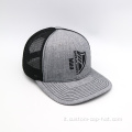 Cappello da camioniere ricamato a maglia in stile marca